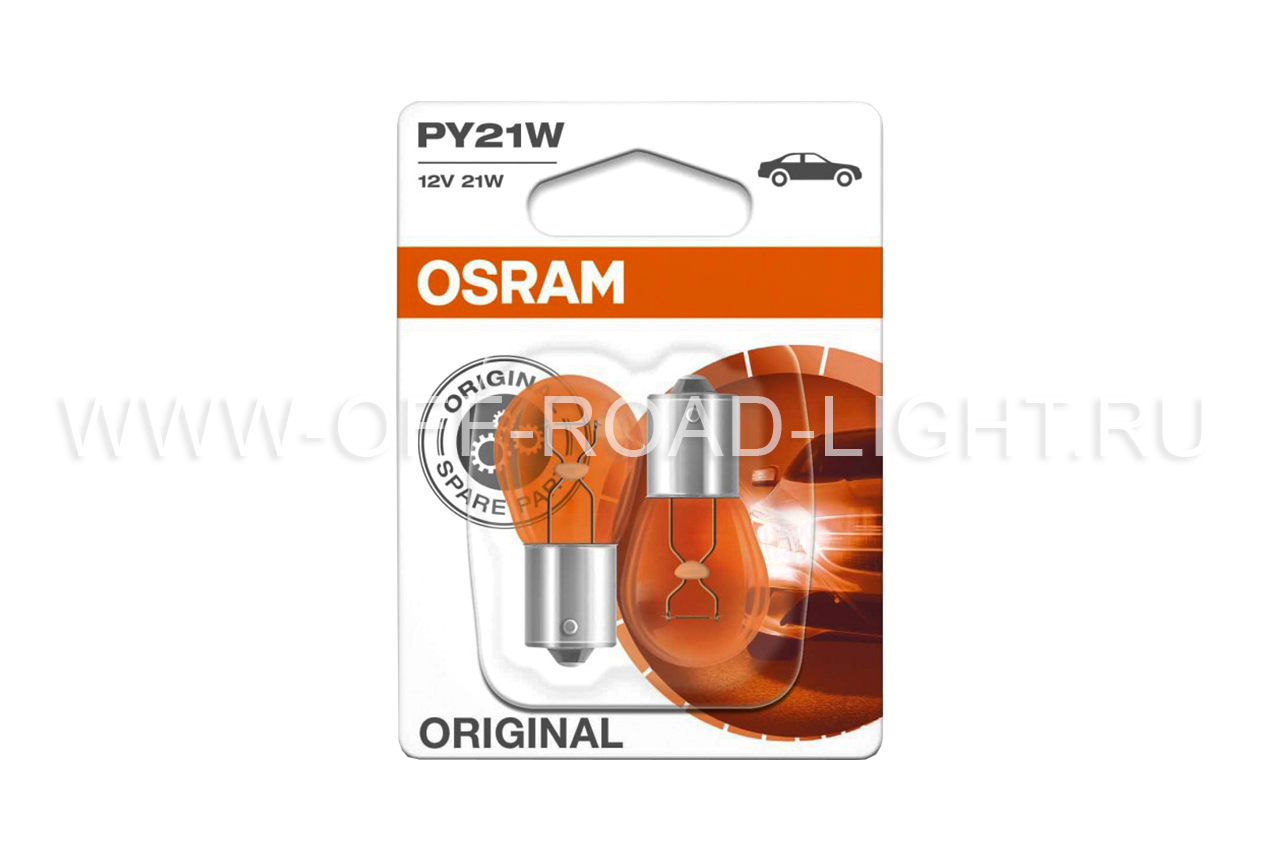 7507-02B Комплект сигнальных ламп osram original line py21w